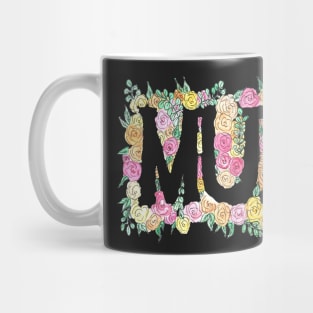 MUM - Floral - Watercolour Mug